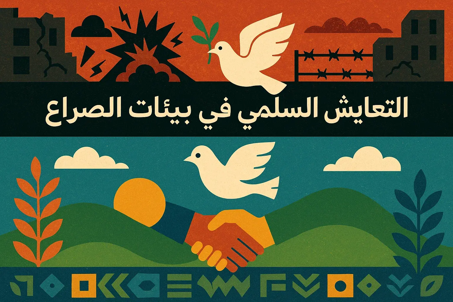 كيف يتحقق التعايش السلمي في بيئة مليئة بالصراعات؟